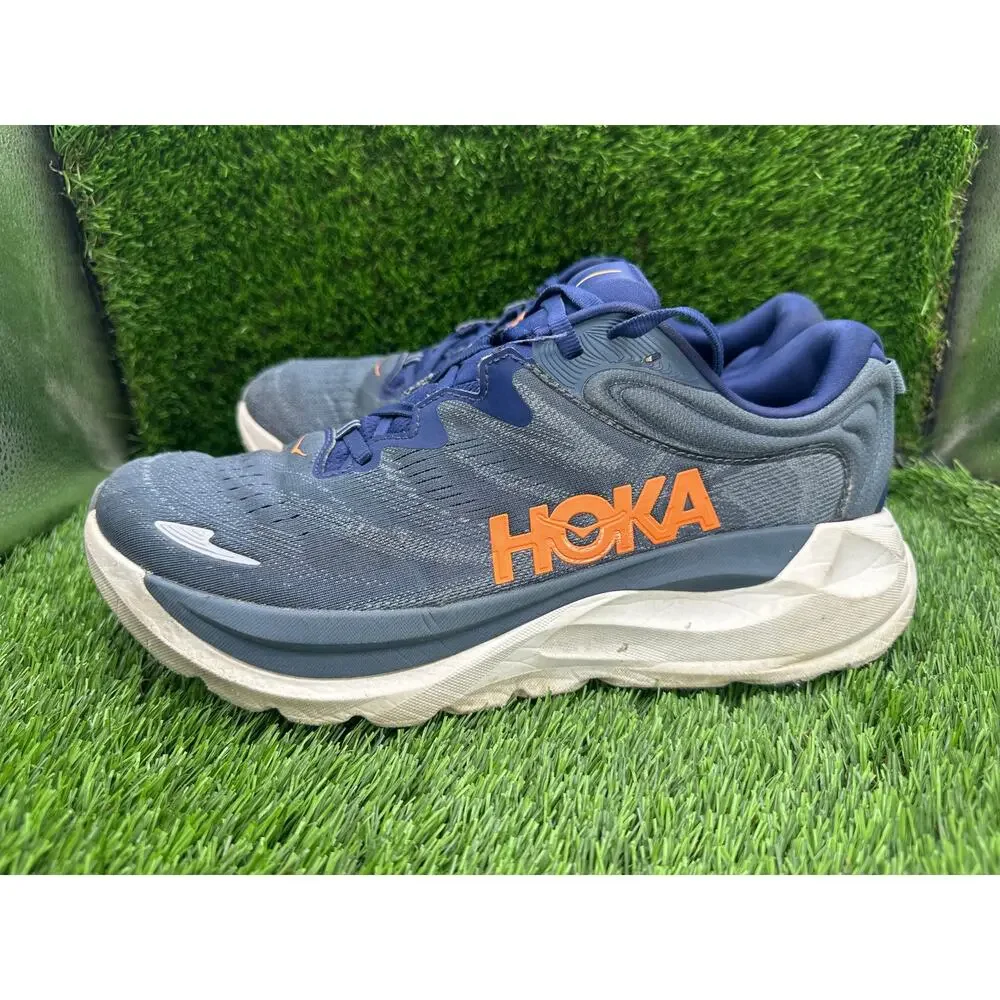 Hoka One One Gaviota 6 1171932-MLFD Athletic Sneaker Mens 10.5D Blue Mesh Sports